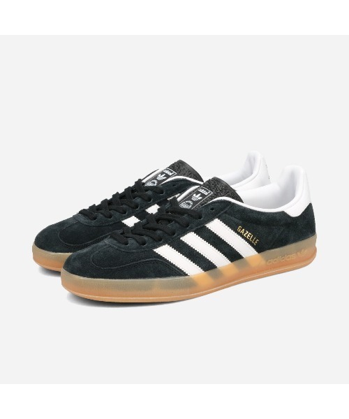 adidas Originals(アディダスオリジナルス)の「adidas GAZELLE INDOOR / アディダス ガゼル ガッツレー インドア / JI2060(スニーカー・メンズ・ブラック・28.5cm/26cm/24.5cm/23.5cm/29cm/25.5cm/25cm/29.5cm/28cm/27.5cm/26.5cm/27cm/24cm)」の1枚目の写真