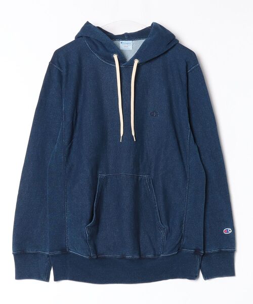 Champion(チャンピオン)の「【Champion/チャンピオン】メンズ リバースウィーブ(R) フーデッドスウェットシャツ(パーカー・メンズ・インディゴブルー/ブラック系その他・X-LARGE/LARGE/MEDIUM)」の21枚目の写真