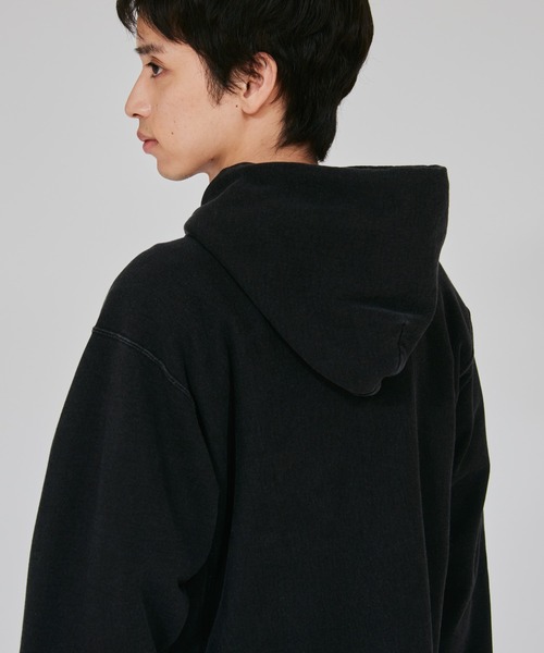 Champion(チャンピオン)の「【Champion/チャンピオン】メンズ リバースウィーブ(R) フーデッドスウェットシャツ(パーカー・メンズ・インディゴブルー/ブラック系その他・X-LARGE/LARGE/MEDIUM)」の8枚目の写真