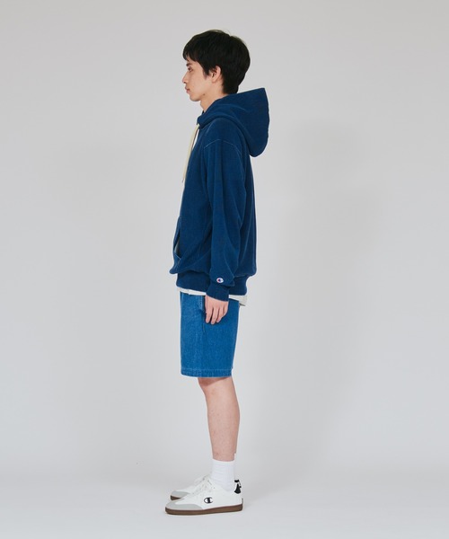 Champion(チャンピオン)の「【Champion/チャンピオン】メンズ リバースウィーブ(R) フーデッドスウェットシャツ(パーカー・メンズ・インディゴブルー/ブラック系その他・X-LARGE/LARGE/MEDIUM)」の19枚目の写真