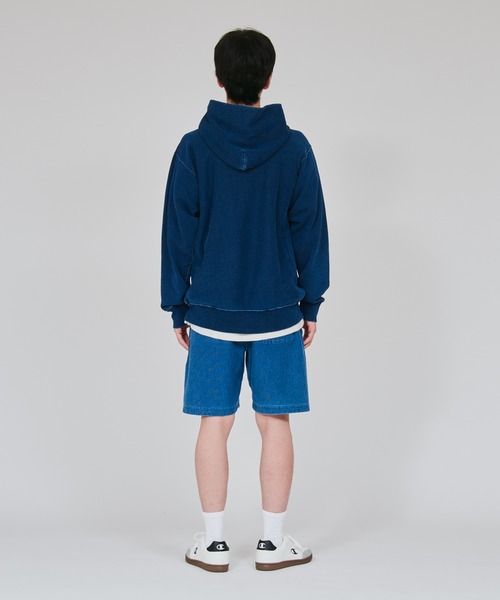 Champion(チャンピオン)の「【Champion/チャンピオン】メンズ リバースウィーブ(R) フーデッドスウェットシャツ(パーカー・メンズ・インディゴブルー/ブラック系その他・X-LARGE/LARGE/MEDIUM)」の20枚目の写真