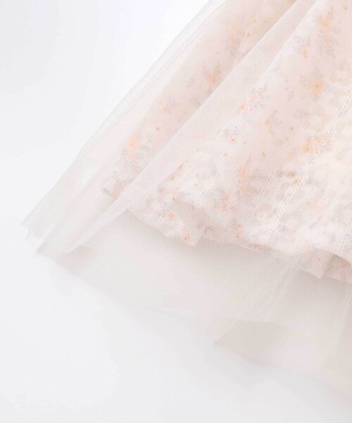 SLAP SLIP BABY（スラップスリップベビー）の「チュール花柄スカートドッキングボディミニベビー(70~80cm)（ロンパース・キッズ・イエロー/ピンク・80ｃｍ/70cm）」の15枚目の写真