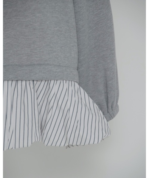 jumelle（ジュメロ）の「ドッキングセーラースウェット（パーカー・レディース・グレー・FREE）」の20枚目の写真