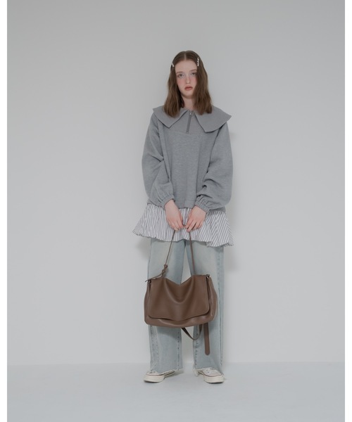 jumelle（ジュメロ）の「ドッキングセーラースウェット（パーカー・レディース・グレー・FREE）」の14枚目の写真