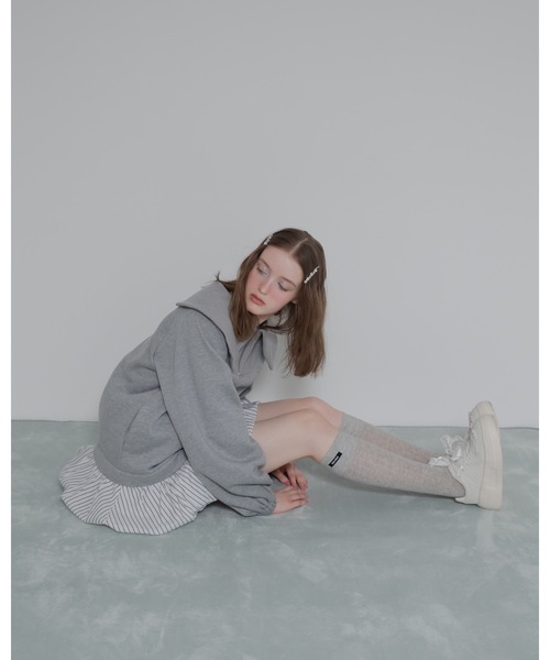 jumelle（ジュメロ）の「ドッキングセーラースウェット（パーカー・レディース・グレー・FREE）」の16枚目の写真