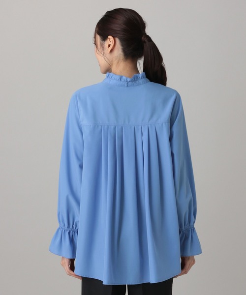 GLOBAL WORK（グローバルワーク）の「MATINEE LINE/2WAYリボンタイシャツ/632530（シャツ/ブラウス・レディース・ホワイト系その他2/ブラック/ブルー系その他・LARGE/MEDIUM）」の17枚目の写真