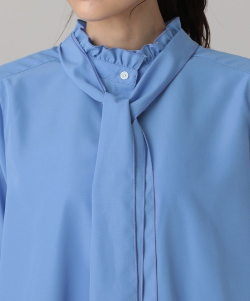 GLOBAL WORK（グローバルワーク）の「MATINEE LINE/2WAYリボンタイシャツ/632530（シャツ/ブラウス・レディース・ホワイト系その他2/ブラック/ブルー系その他・LARGE/MEDIUM）」の18枚目の写真