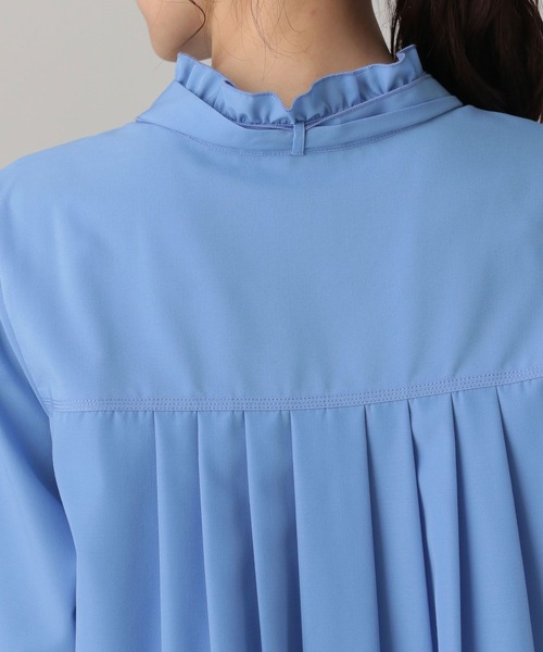 GLOBAL WORK（グローバルワーク）の「MATINEE LINE/2WAYリボンタイシャツ/632530（シャツ/ブラウス・レディース・ホワイト系その他2/ブラック/ブルー系その他・LARGE/MEDIUM）」の19枚目の写真