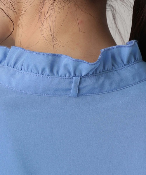 GLOBAL WORK（グローバルワーク）の「MATINEE LINE/2WAYリボンタイシャツ/632530（シャツ/ブラウス・レディース・ホワイト系その他2/ブラック/ブルー系その他・LARGE/MEDIUM）」の21枚目の写真