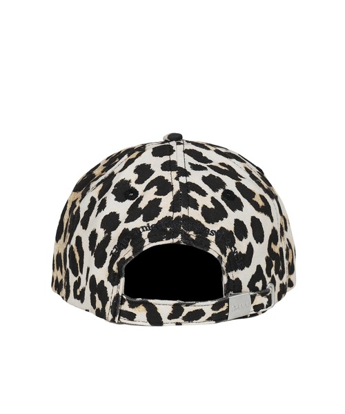 GANNI（ガニー）の「WASHED COTTON CANVAS CAP LEO EMB（キャップ・メンズ・レオパード・OS）」の3枚目の写真