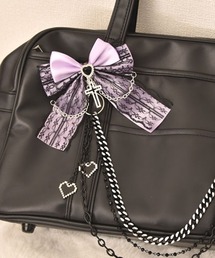 Mayree（メイリー）の「【urge select】ゴシックデザイン リボンブローチ/クリップ 【12色展開】/【2way】（ブローチ/コサージュ）」