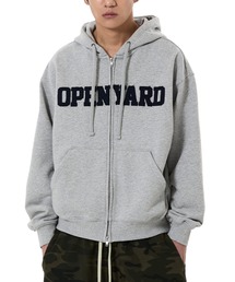 OY/オーワイ』RAW PATCH HOODIE ZIP UP/ローパッチジップアップ
