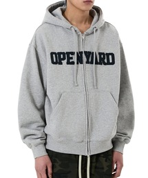OY/オーワイ』RAW PATCH HOODIE ZIP UP/ローパッチジップアップ