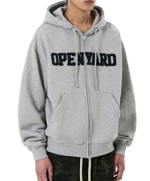 OY/オーワイ』RAW PATCH HOODIE ZIP UP/ローパッチジップアップ