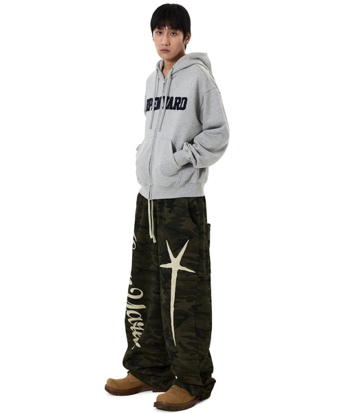 OY/オーワイ』RAW PATCH HOODIE ZIP UP/ローパッチジップアップ