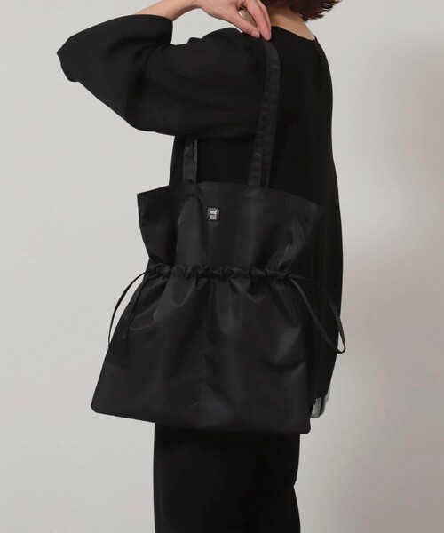 NOLLEY’S（ノーリーズ）の「【nolnol/ノルノル】ナイロンサブバッグ（バックパック/リュック・レディース・ブラック/ブラウン・FREE）」の3枚目の写真