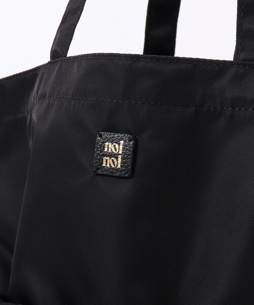 NOLLEY’S（ノーリーズ）の「【nolnol/ノルノル】ナイロンサブバッグ（バックパック/リュック・レディース・ブラック/ブラウン・FREE）」の12枚目の写真