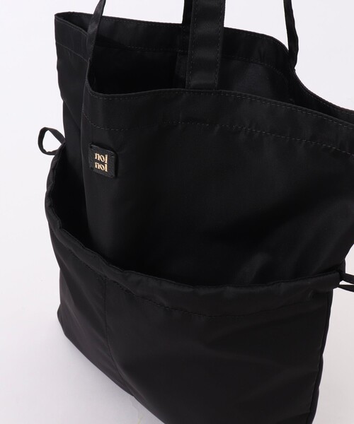 NOLLEY’S（ノーリーズ）の「【nolnol/ノルノル】ナイロンサブバッグ（バックパック/リュック・レディース・ブラック/ブラウン・FREE）」の14枚目の写真