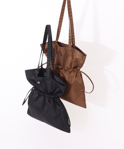 NOLLEY’S（ノーリーズ）の「【nolnol/ノルノル】ナイロンサブバッグ（バックパック/リュック・レディース・ブラック/ブラウン・FREE）」の19枚目の写真