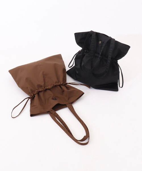 NOLLEY’S（ノーリーズ）の「【nolnol/ノルノル】ナイロンサブバッグ（バックパック/リュック・レディース・ブラック/ブラウン・FREE）」の20枚目の写真