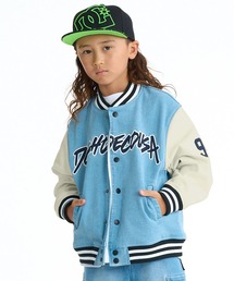 DC SHOES（ディーシーシューズ）の「DC SHOES キッズ 26 KD VARSITY JACKET バーシティジャケット アウター 【2026年春夏モデル】/ブルゾン・スタジャン（ブルゾン）」
