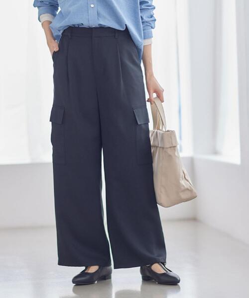 Reflect（リフレクト）の「ストレートワイドカーゴパンツ（その他パンツ・レディース・オリーブ/ナチュラル/ブラック・11/09/07）」の14枚目の写真
