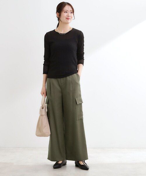 Reflect（リフレクト）の「ストレートワイドカーゴパンツ（その他パンツ・レディース・オリーブ/ナチュラル/ブラック・11/09/07）」の19枚目の写真