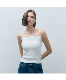 リブドベーシックコットンスリーブレスMDTS079_4 Colors
