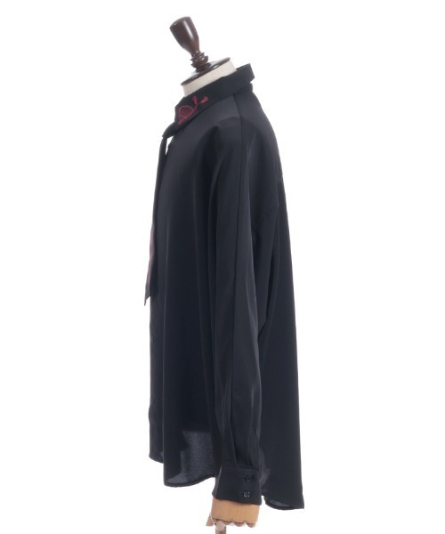 REZEN(リゼン)の「タイ付扇子刺繍シャツ(シャツ/ブラウス・メンズ・ローズ/ブルーパープル/ライトグレー・MEDIUM/LARGE)」の21枚目の写真