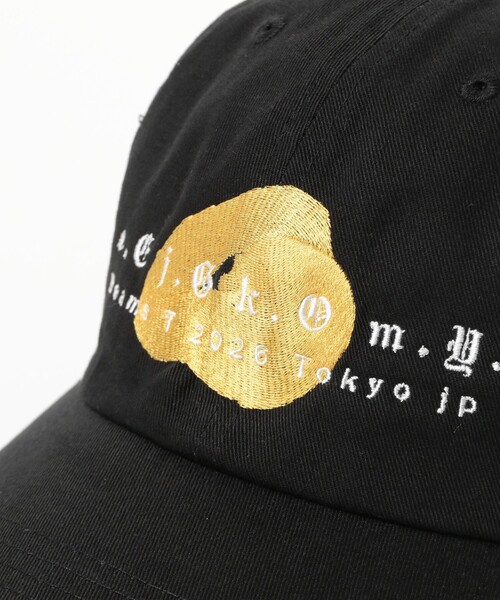 BEAMS T（ビームスティー）の「Kazuma Ogata × Eric Elms × Joe Garvey × Mayumi Yamase / CAP（キャップ・メンズ・ブラック・ONE SIZE）」の4枚目の写真