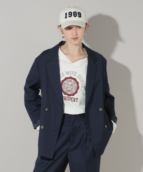 GEORGE'S（ジョージズ）の「ゴールドボタンWジャケット（テーラードジャケット・レディース・グレー/ネイビー・SMALL/MEDIUM）」の17枚目の写真