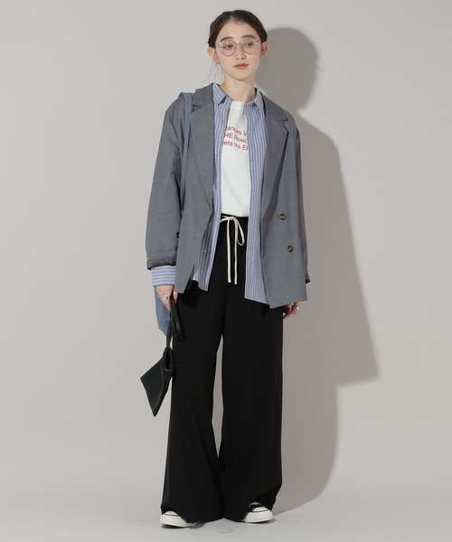 GEORGE'S（ジョージズ）の「ゴールドボタンWジャケット（テーラードジャケット・レディース・グレー/ネイビー・SMALL/MEDIUM）」の3枚目の写真