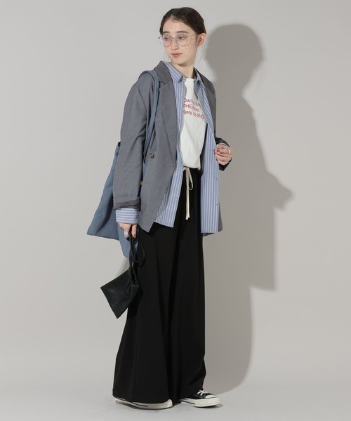 GEORGE'S（ジョージズ）の「ゴールドボタンWジャケット（テーラードジャケット・レディース・グレー/ネイビー・SMALL/MEDIUM）」の4枚目の写真