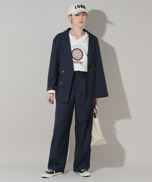 GEORGE'S（ジョージズ）の「ゴールドボタンWジャケット（テーラードジャケット・レディース・グレー/ネイビー・SMALL/MEDIUM）」の13枚目の写真