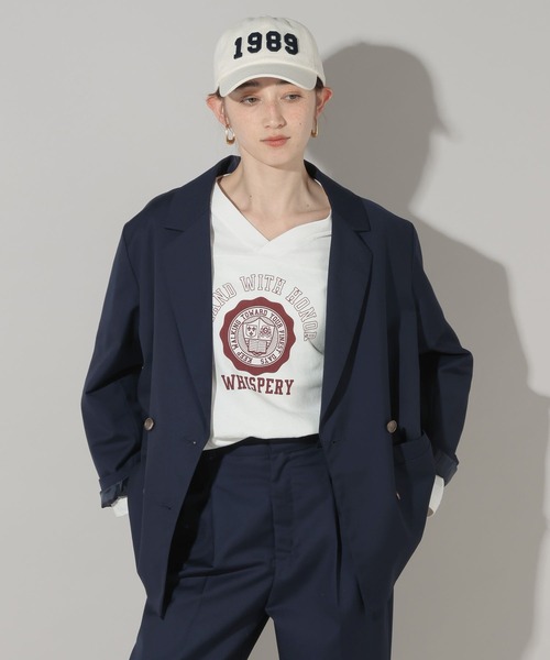 GEORGE'S（ジョージズ）の「ゴールドボタンWジャケット（テーラードジャケット・レディース・グレー/ネイビー・SMALL/MEDIUM）」の22枚目の写真