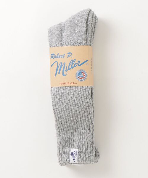 MILLER（ミラー）の「"02"≪Robert P. Miller≫2足セット ピスネーム ロングソックス（ソックス/靴下・レディース・オフホワイト/グレー/ブラック・25～27cm/23～25cm）」の20枚目の写真