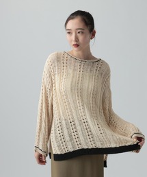 LEPSIM | 5ゲージテープヤーン長袖プルオーバー　647485(ニット/セーター)