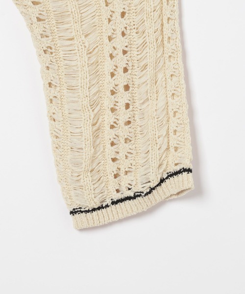 LEPSIM（レプシィム）の「5ゲージテープヤーン長袖プルオーバー　647485（ニット/セーター・レディース・ブラック/レッド/ナチュラル・FREE）」の7枚目の写真