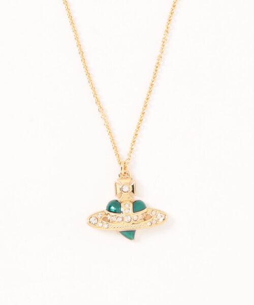 Vivienne Westwood(ヴィヴィアンウエストウッド)の「NEW DIAMANTE HEART PENDANT(その他・レディース・ピンク/シルバー/グリーン・FREE)」の2枚目の写真