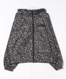 Revo.（レボ）の「【8色展開】総柄 ワンポイント ロゴ刺繍 ダブルジップ ナイロン フードブルゾン チェック/カモフラ/レオパード/ストライプ【UNISEX】（ナイロンジャケット）」