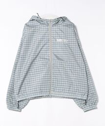 Revo.（レボ）の「【8色展開】総柄 ワンポイント ロゴ刺繍 ダブルジップ ナイロン フードブルゾン チェック/カモフラ/レオパード/ストライプ【UNISEX】（ナイロンジャケット）」