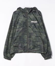 Revo.（レボ）の「【8色展開】総柄 ワンポイント ロゴ刺繍 ダブルジップ ナイロン フードブルゾン チェック/カモフラ/レオパード/ストライプ【UNISEX】（ナイロンジャケット）」