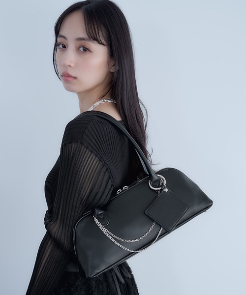 HARE（ハレ）の「チェーンツキハンドバッグ(HARE)（ハンドバッグ・レディース・ブラック・FREE）」の2枚目の写真