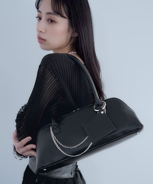 HARE（ハレ）の「チェーンツキハンドバッグ(HARE)（ハンドバッグ・レディース・ブラック・FREE）」の3枚目の写真