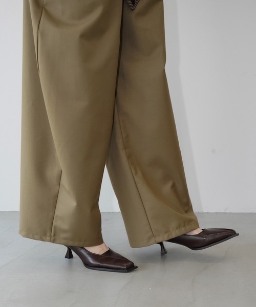 chuclla(チュクラ)の「スクエアトゥデザインパンプス chs26s012(パンプス・レディース・ダークブラウン/ブラック・36/37/38/39/40)」の16枚目の写真