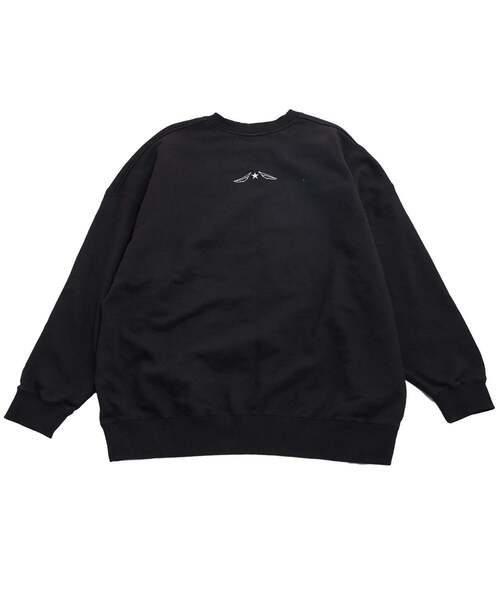 CONVERSE TOKYO（コンバーストウキョウ）の「【CLAMP】『魔法騎士レイアース』GRAPHIC SWEAT（スウェット・レディース・ブラック・FREE）」の4枚目の写真