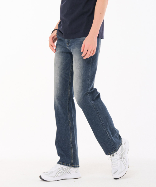 CHASECULT（チェイスカルト）の「男性インバンディングストレートデニムパンツ-FARK2312B0N（デニムパンツ・メンズ・ブルー・70/76/82/86/92）」の2枚目の写真