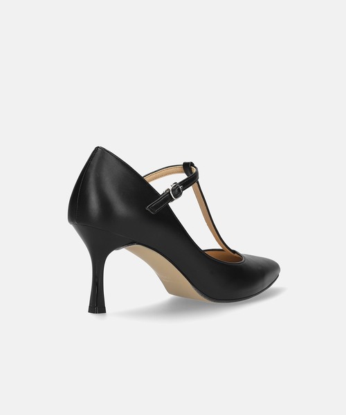 MAMIAN(マミアン)の「ポインテッドトゥ Tストラップ パンプス (7.0cmヒール)(パンプス・レディース・ベージュ/ブラック・23.5cm/24.0cm/24.5cm/22.0cm/22.5cm/23.0cm)」の11枚目の写真