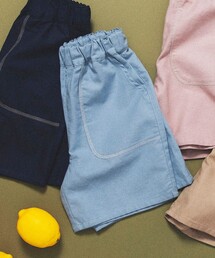aBity select（アビティセレクト）の「【aBity select./アビティセレクト】配色ステッチハーフパンツ（その他パンツ）」