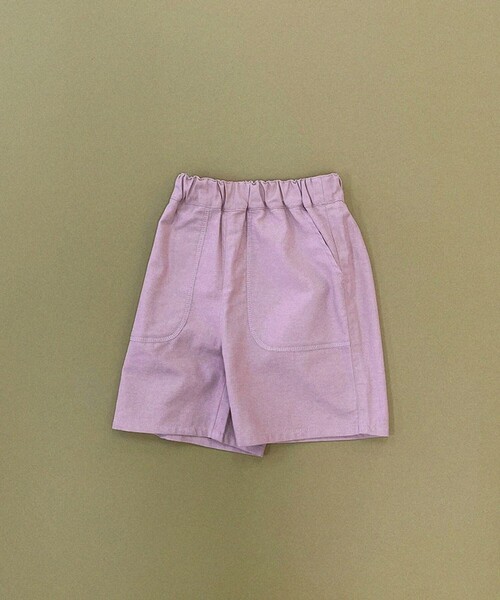 aBity select（アビティセレクト）の「【aBity select./アビティセレクト】配色ステッチハーフパンツ（その他パンツ・キッズ・ピンク/ブルーグレー/ベージュ/チャコールグレー・100/90/120/110/130）」の11枚目の写真